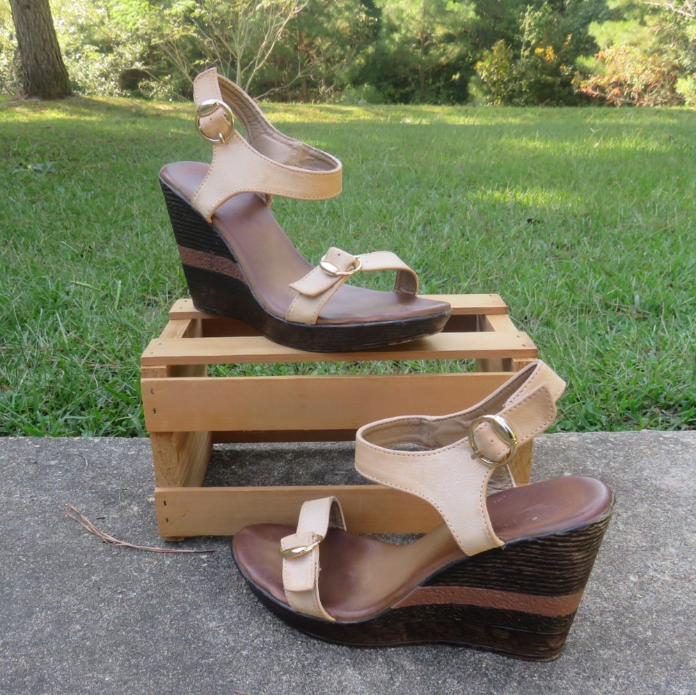 Db dk fashion wedge shoes